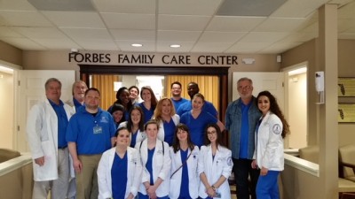 The cardiovascular sonography team take a break after the Hendry/Glades Community Health Fair on February 4, 2017. 
